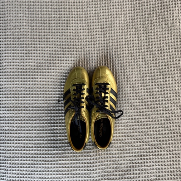 adidas Shoes - adidas Women’s  Gold and Black Tokyo Sneakers